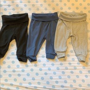 Bundle 2-4 month h&m foldover pants